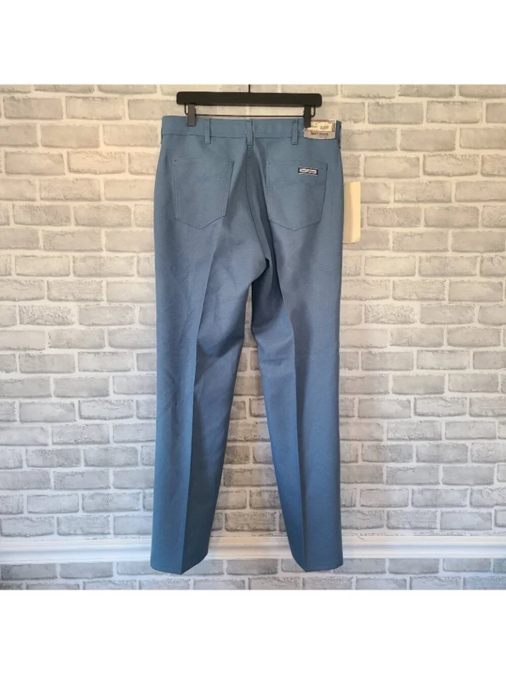 New Vintage 70's Big Yank  Sport-Abouts Jeans Mens 35x34 USA Western Light Blue